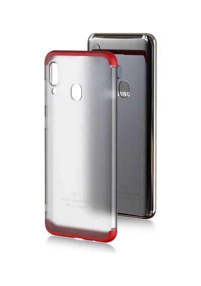 Galaxy A30 Kılıf Zore Nili Kapak Kırmızı
