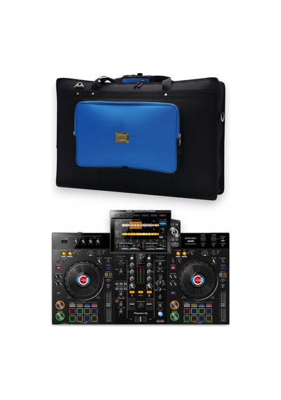 Xdj Rx3 Setup Için Uyumlu Çanta Soft Case Kılıf. Siyah Mavi.