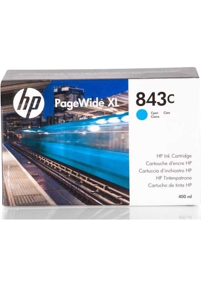 Tonersepeti Hp 843c C1q66a Mavi Kartuş Pagewide Xl 4000 Serisi
