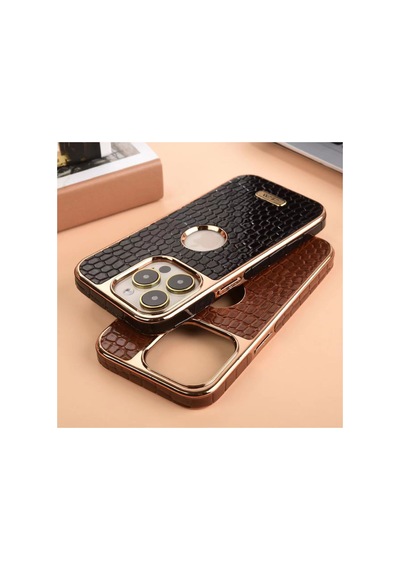 Newface Apple İphone 14 Pro Max Kılıf Snake Kapak - Bordo