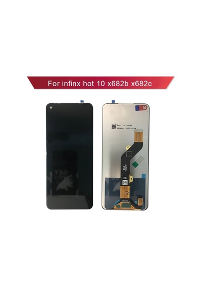 Infinix Hot 10 Lcd Ekran Dokunmatik Siyah