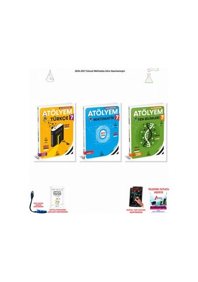 2026-2027 Arı Yayıncılık 7. Sınıf Tüm Dersler 3 Kitap Set Atölyem T-m-f