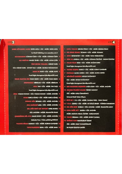Plak Değildir Cd Dir Cd 64 Türkçe Pop Şarkı + 64 Türkçe Video K