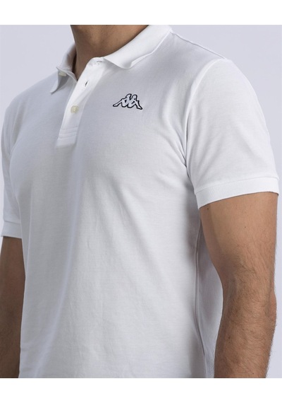 Kappa Logo Maltax 2 MSS Erkek Regular Fit Polo Yaka Tişört Beyaz