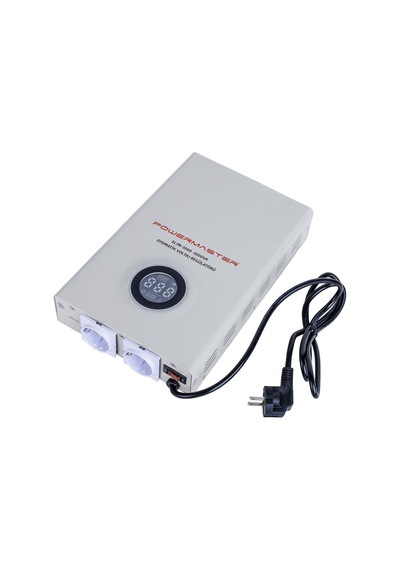Powermaster Slım-2000 Otomatik 2000 Watt Kombi Voltaj Regülatörü