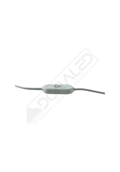 100 Cm Touch-dokunmatik Dimmer + On Off Usb Erkek Kablo 2 Amper Ucu Açık Beyaz Usb Kablo
