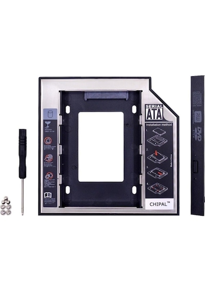 Hdx1755 9.5mm Sata Hdd Harddisk Caddy Kızak Kutu Laptop Ssd Notebook Ikinci Hdd Takma