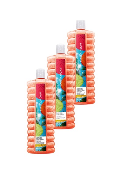 Avon Tropical Mexicana Çarkıfelek Ve Limon Kokulu Banyo Köpüğü 3 x 1 L