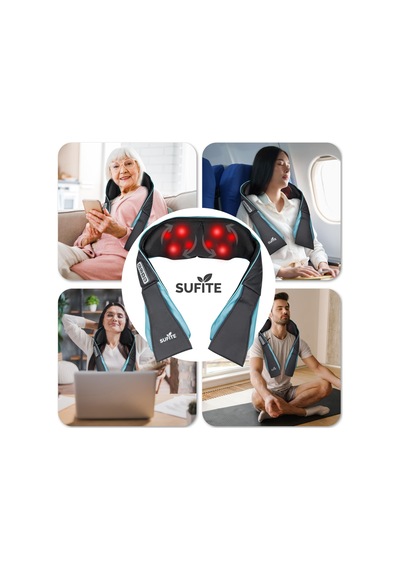 Sufıte Shiatsu Masajı Boyun - Isıtmalı Boyun Masajı, 3 Hız, Otomatik Geri Dönüş Diğer