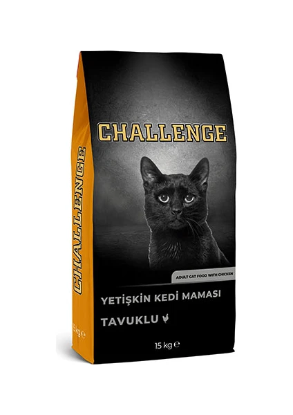 Challenge Tavuklu Yetişkin Kedi Maması Ekonomik 15 Kg Tam Beslenme İçin