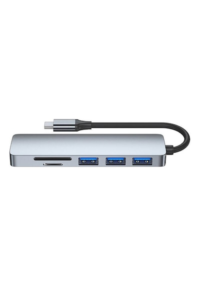 Usb Type C To 4k 30hz Hdmi Kablosu Sd Tf Kart Okuyucu Usb 3 0 Çoklayıcı Hub Çevirici Kablo
