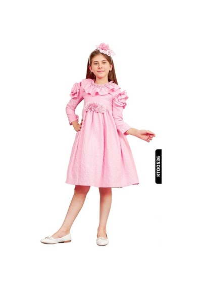 Xo Kids Fırfırlı Kristal Taş Ve Çiçek Baskılı Yay Başörtülü Kız Çocuk 2li Elbise 4-12 Yaş 6522 Pembe Xo Kids Fırfırlı Kristal Taş Ve Çiçek Baskılı Yay Başörtülü Kız Çocuk 2li Elbise 4-12 Yaş 6522 Pembe