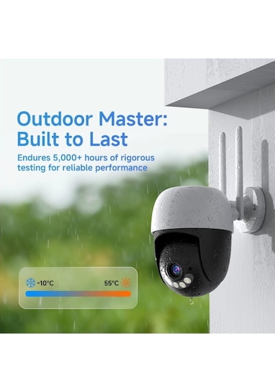 Vstarcam Cs613-y 4 Ptz Kameralı Lcd Ekranlı Sesli Kablosuz Wifi Kamera Seti