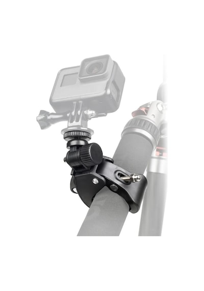 Ayex Ax-bm02 1/4'' Vidalı Sabitleme Kelepçesi 16-36 Mm Gidon Boru Ve Tripod Uyumlu 180 Ayarlanabilir