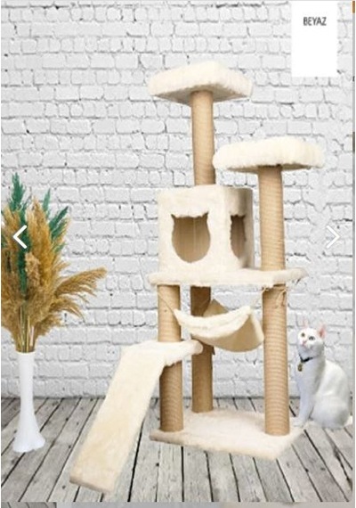 Nursoft Kedi Tırmalama Platformlu 135 CM