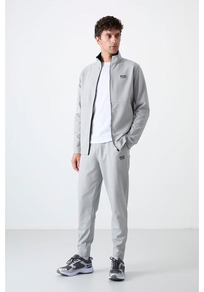 Tommy Life Carlos Gri Standart Kalıp Erkek Eşofman Takım - 85209 Gri