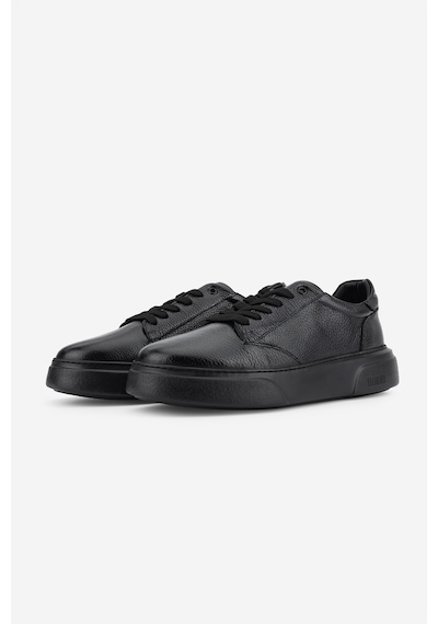 Valmenti Erkek Hakiki Deri Siyah/siyah Sneakers & Spor Ayakkabı 1212 2509 Erk Ayk Sk26-27 Syh Tbn/syh Fltr