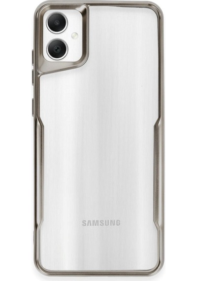Samsung Samsung Uyumlu Galaxy A06 Kılıf Boyi Silikon Kapak - Titan Gri