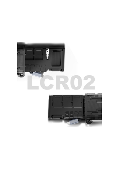Lenyes Lcr02 Type-c Kablolu Su Geçirmez Çoklu Kart Depolama Ve Okuyucu Kutusu 10 Gbps Siyah