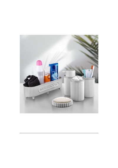 5'li Banyo Seti My Bathroom Serisi Royaleks-emn3386 000 Açık Krem