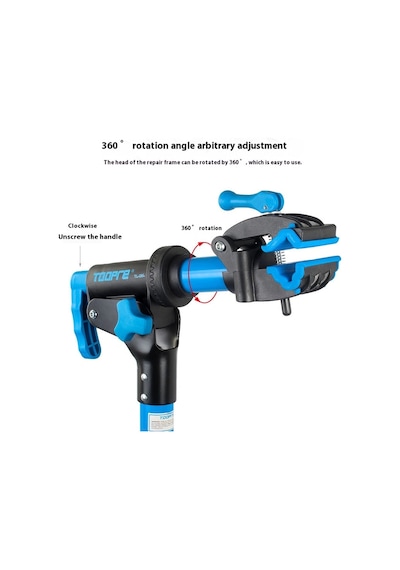 Toopre Tl-06l Katlanabilir Alüminyum Bisiklet Bakım Standı Mavi