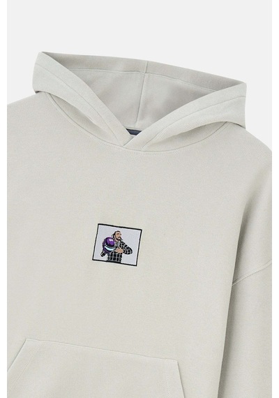 Socrates Dergi Sir. 44 Supersoft Cepli Hoodie - Açık Gri Gri