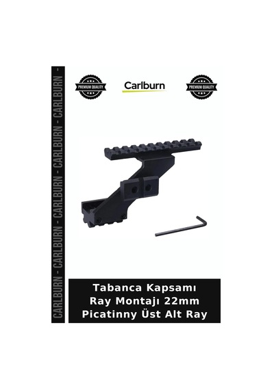 Tabanca Kapsamı Ray Montajı 22mm Picatinny Üst Alt Ray Optik Tutucu Taktik Aparat Atış Aparatı Tek Ebat