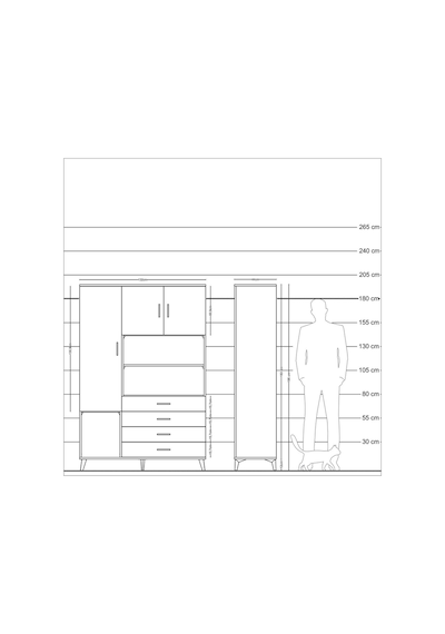 Hyperion Dolap 7 Raflı 4 Çekmeceli 3 Kapaklı 132x44x195 Antrasit-aytaşı/çam Aytası/atlas Çam Hyperion Dolap 7 Raflı 4 Çekmeceli 3 Kapaklı 132x44x195 Antrasit-aytaşı/çam Aytası/atlas Çam