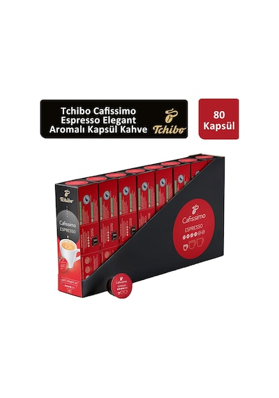 Tchibo Cafissimo Espresso Elegant Aroma Kapsül Kahve 8 x 10 Kapsül