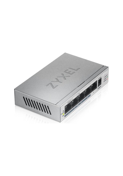 Zyxel Gs1005hp, 5 Port, Gigabit, Poe 60w, Yönetilemez, Masaüstü Switch