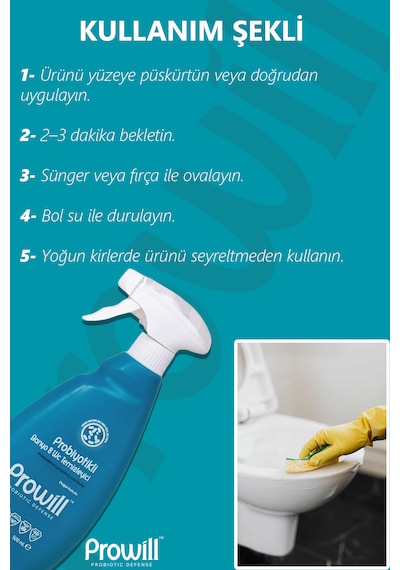 Probiyotikli Banyo Ve Tuvalet Temizleyici 400 Ml - Kötü Koku Önleyici Sprey Tekli