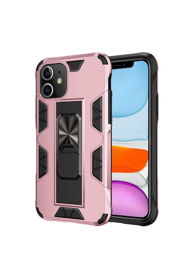 Apple Uyumlu iPhone 11 Kılıf Zore Volve Kapak Rose Gold