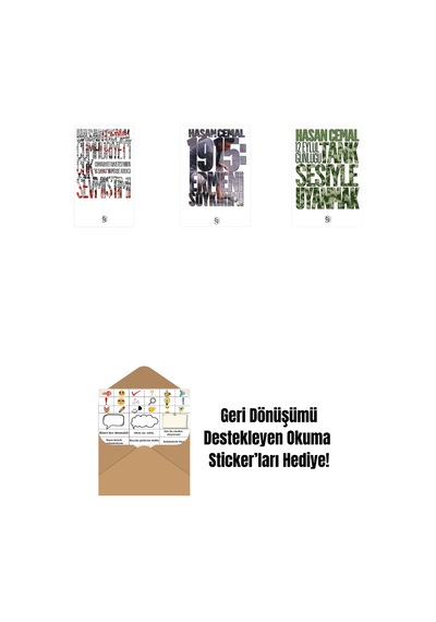 Cumhuriyet'i Çok Sevmiştim + 1915: Ermeni Soykırımı + Tank Sesiyle Uyanmak + Okuma Sticker'ları