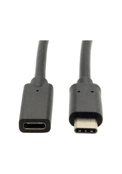 4339 Type C Usb 3.1 Uzatma Kablosu Ekleme Dişi Erkek Uzatıcı Kablosu 50 Cm