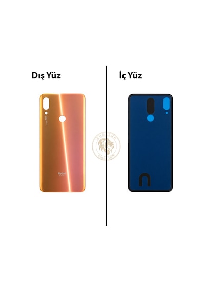 Xiaomi Redmi Note 7 Alacakaranlık Altını Uyumlu Arka Kapak Altın