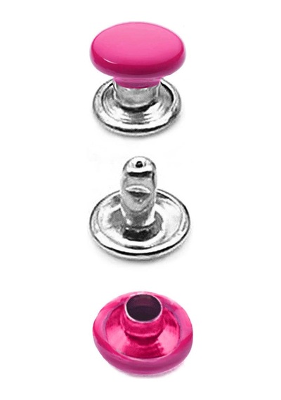 5 Mm 00 No Fuşya Pembe Renkli 30 Adet Perçin Rivet