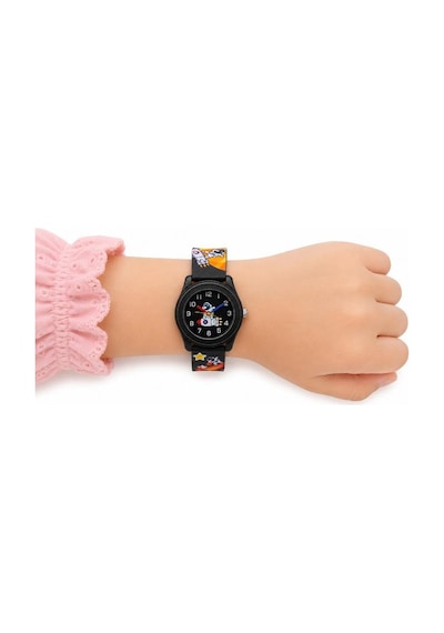 Astronot Desenli Erkek Çocuk Unisex Kol Saati Siyah Rakamlı Saat St-304426