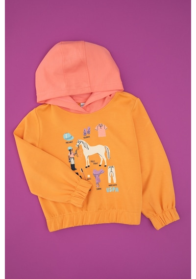 U.s. Polo Assn. Kız Çocuk Sweatshirt 50317906-vr244 Mango