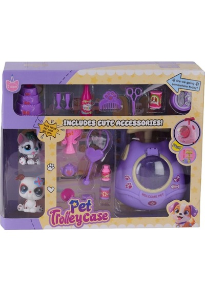 Cl2123-5-6 Çantalı Pet Shop Mor