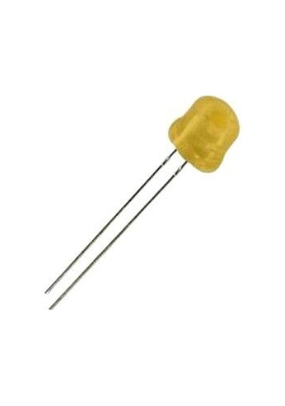 4.8mm Sarı Mantar Led Paketi - 10 Adet
