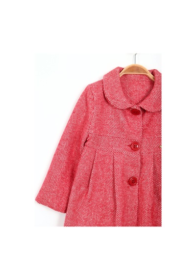 Xo Kids Kız Çocuk Kaban 1-5 Yaş 6506 Kırmızı
