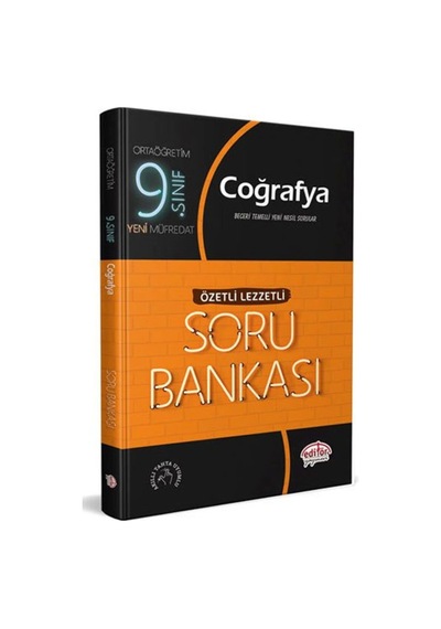 9 Sınıf Coğrafya Özetli Lezzetli Soru Bankası Editör Yayınları