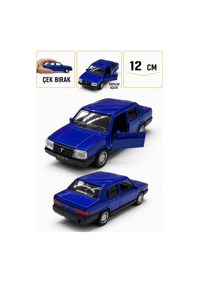 1:36 Ölçek Tofaş Metal Model Araba - Mavi
