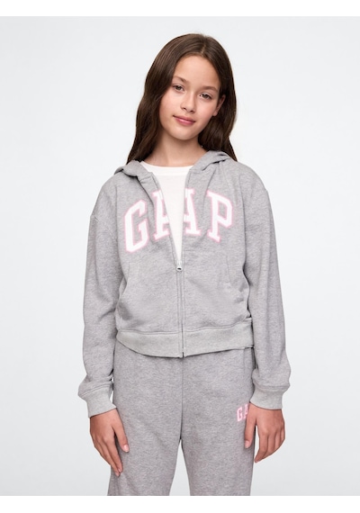 Gap 746744000 V-frch Ft Logo Fz Kız Çocuk Eşofman Üstü Gri