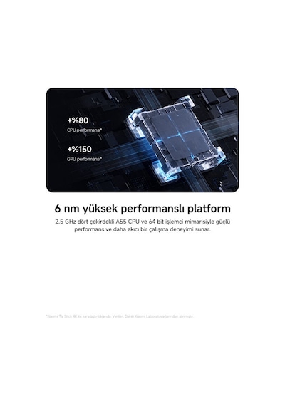 Xiaomi TV Stick 2. Nesil Dolby Vision & HDR10+ 4K 2nd Gen Android Medya Oynatıcı