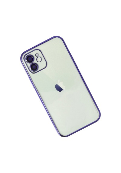Apple iPhone Uyumlu 11 Kılıf Razer Lensli Silikon - Mor Bz8683140245382