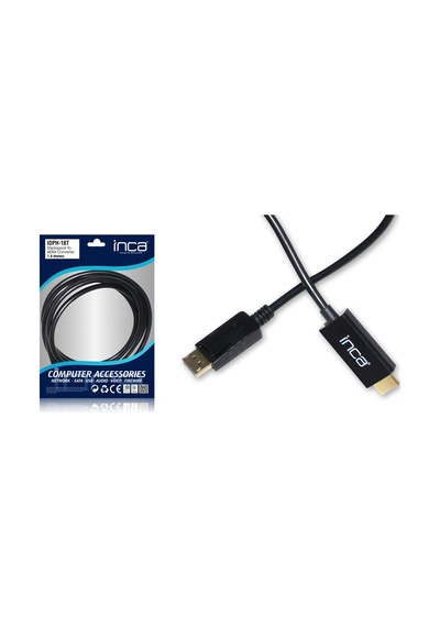 Inca Idph-18T Dısplayport To Hdmı 1.8Mt Kablo