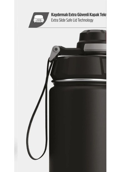 Stevig St-207 1 Hand Leak-proof Sızdırmaz Çelik Termos 500ml Black Siyah