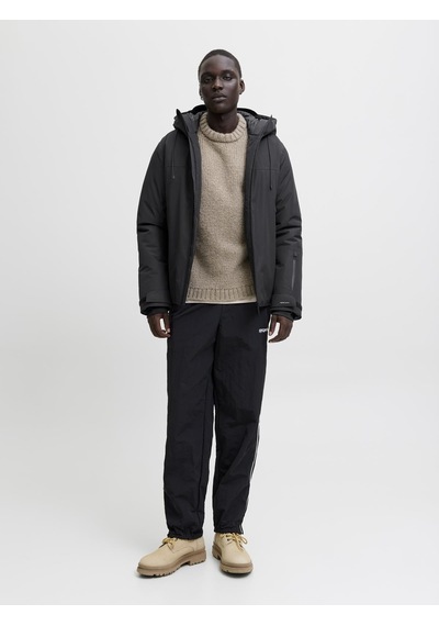 Jack & Jones Jcofusıon Technıcal Jacket Sn Black Siyah Jack & Jones Jcofusıon Technıcal Jacket Sn Black Siyah