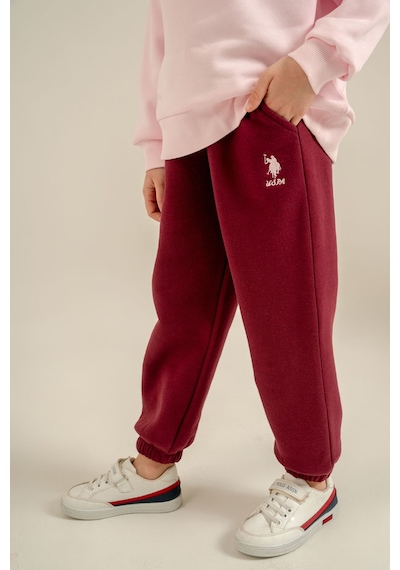 U.s. Polo Assn. 2711 Kız Çocuk Uzun Kol Eşofman Pijama Takımı Pembe